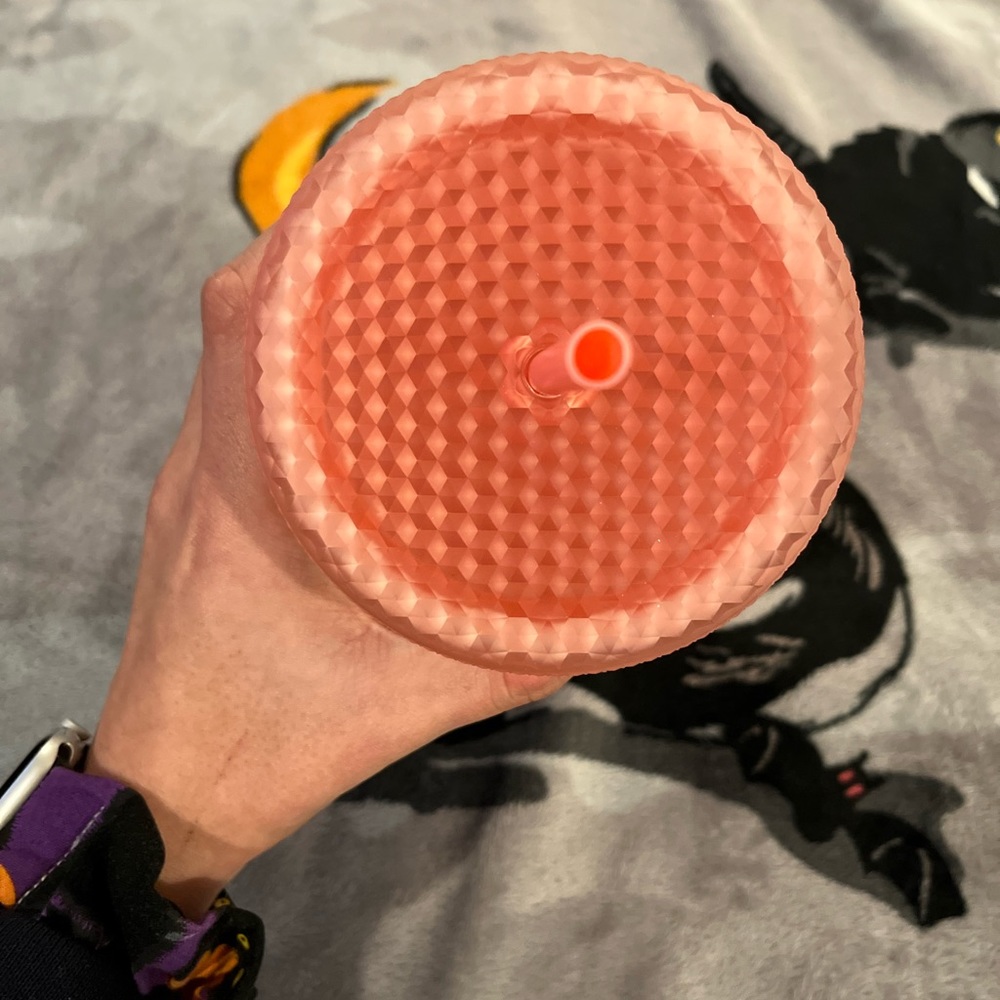 2022 Starbucks Soft Touch Pink Lemonade Jelly Studded 24 oz Cold Cup Tumbler